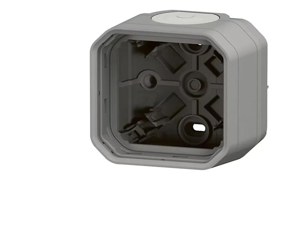 Boitier saillie simple Legrand Plexo™ gris composable