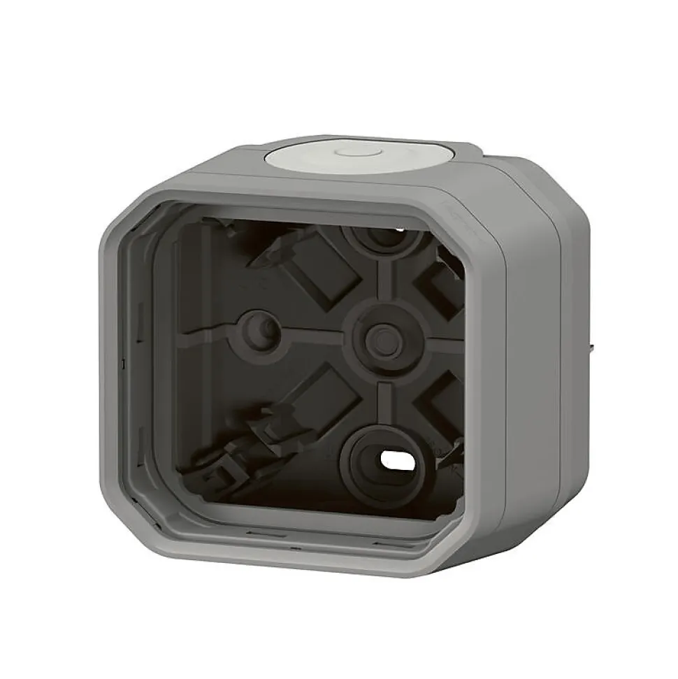 Boitier saillie simple Legrand Plexo™ gris composable