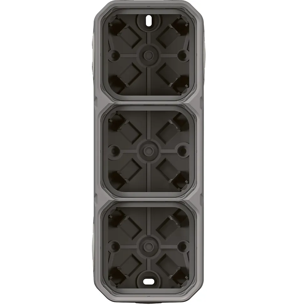 Boitier étanche saillie - Plexo - LEGRAND - 3 postes - 5 embouts