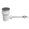 Bonde à tirette avec trop-plein pour vasque Wirquin