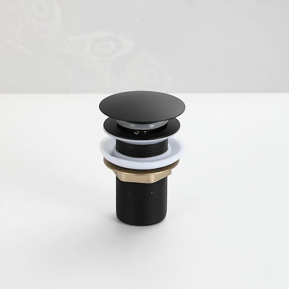 Bonde clic-clac - Push System - Coloris Noir mat