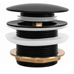Bonde De Baignoire Rea Black, brass