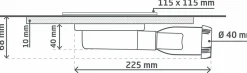 Bonde de douche à maçonner extraplate Wirquin EXPRESS'EAU MINI 115 x 115 mm
