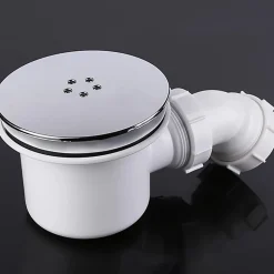 Bonde de douche amovible, couvercle de bonde universel, bouchon de douche chromé, débit rapide