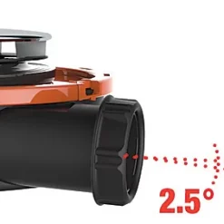 Bonde de douche extra plate Valentin Flush Ø90mm