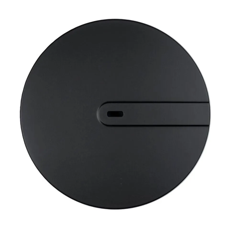 Bonde de douche Slim+ Ø118 mm noir Wirquin