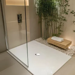 Bonde de douche ultra plate Valentin Smart Ø90mm