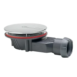 Bonde de douche Wirquin SLIM + ø40 mm dôme ABS.