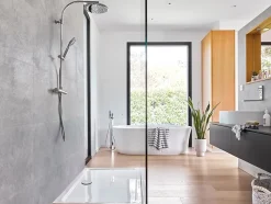 Bonde de douche Wirquin SLIM + ø40 mm dôme ABS.