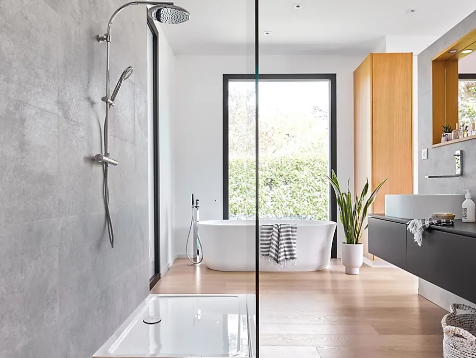Bonde de douche Wirquin SLIM + ø40 mm dôme ABS.