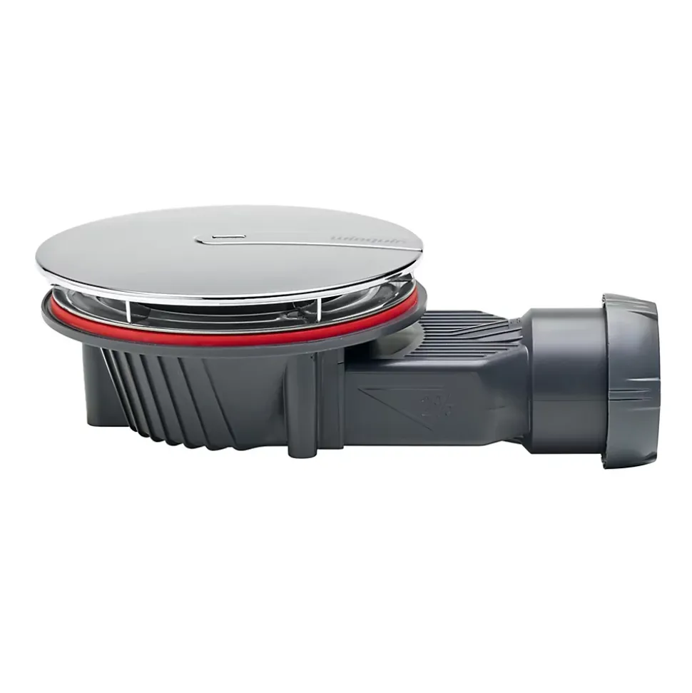 Bonde de douche Wirquin SLIM + ø40 mm dôme ABS.