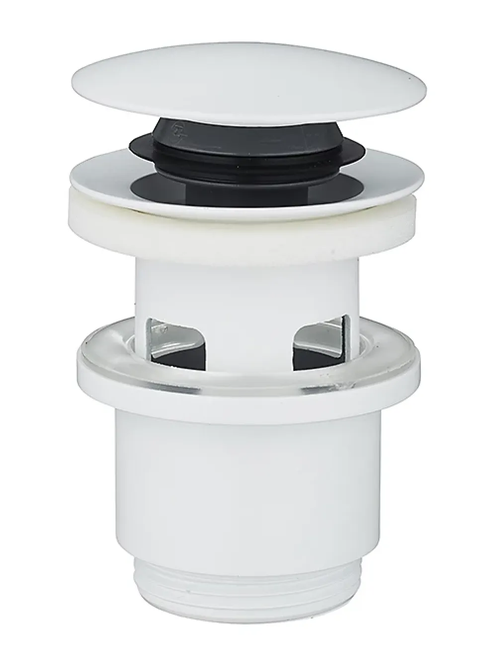 Bonde de lavabo ø 71 mm Rousseau avec clapet clic clac ou fixe