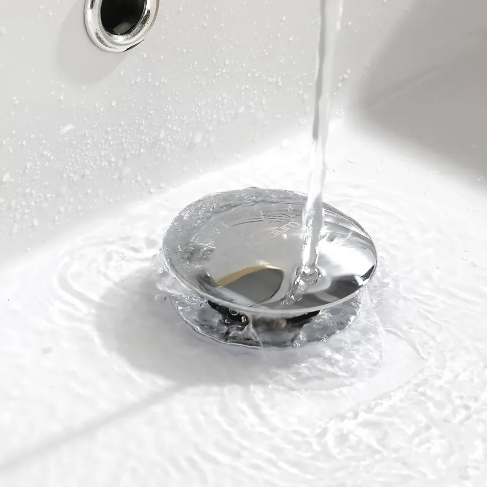 Bonde de Lavabo Pop Up en Laiton Universel AntiBlocage G 1-1/4"