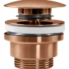 Bonde De Lavabo Universel Rea Clic-Clac Brush Copper