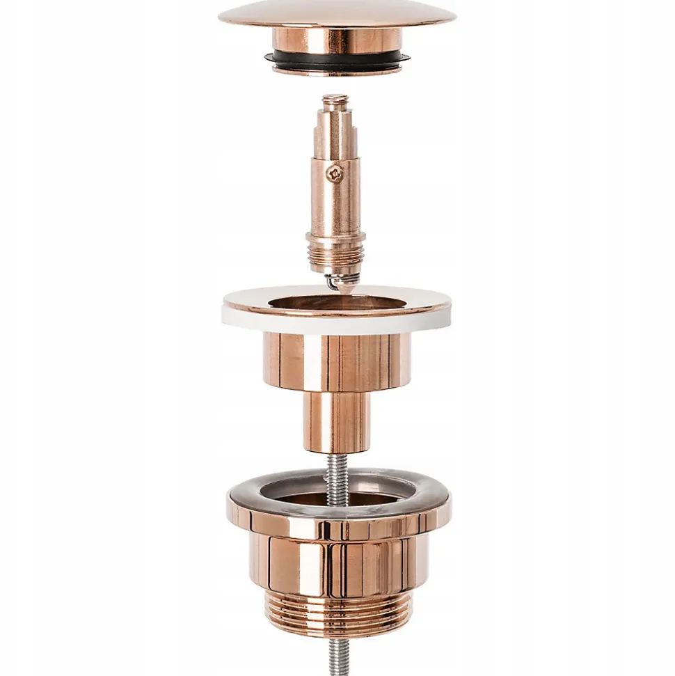 Bonde de lavabo universel REA Clic-Clac Rose Gold