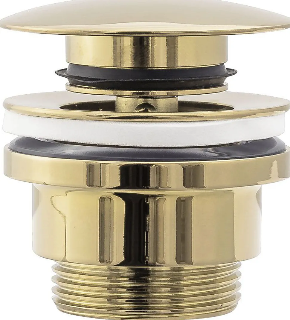 Bonde de lavabo universel REA Clic-Clac Gold