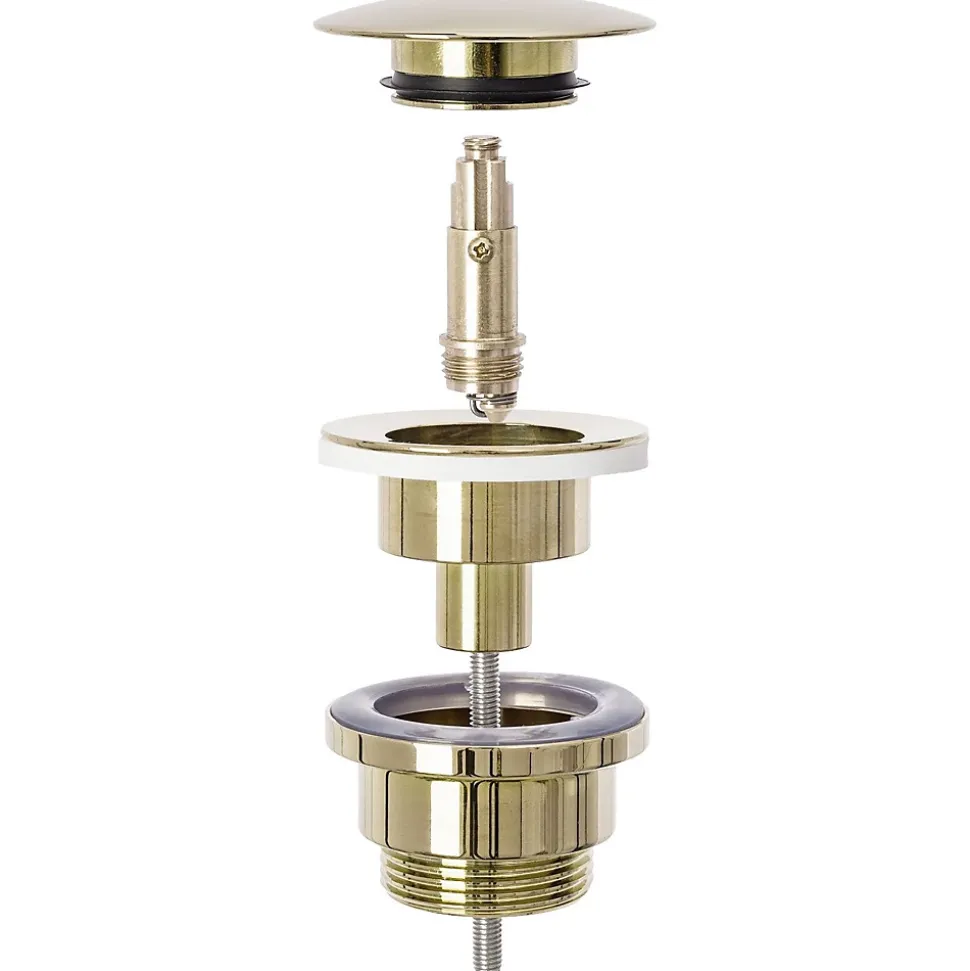 Bonde de lavabo universel REA Clic-Clac Gold