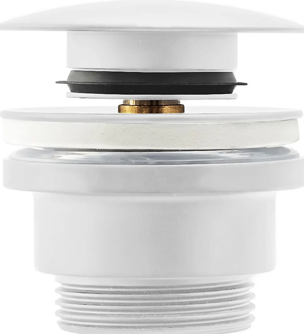 Bonde de lavabo universel REA Clic-Clac White