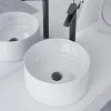 Bonde de lavabo, vasque, evier universelle noir avec trop plein, Bonde Pop Up (push-up) Automatique LuxuryBain