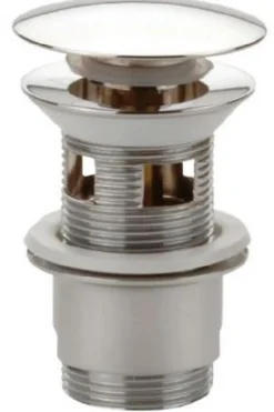 Bonde laiton design clic clac - Chromé brillant