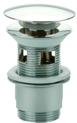 Bonde laiton design clic clac - Chromé brillant