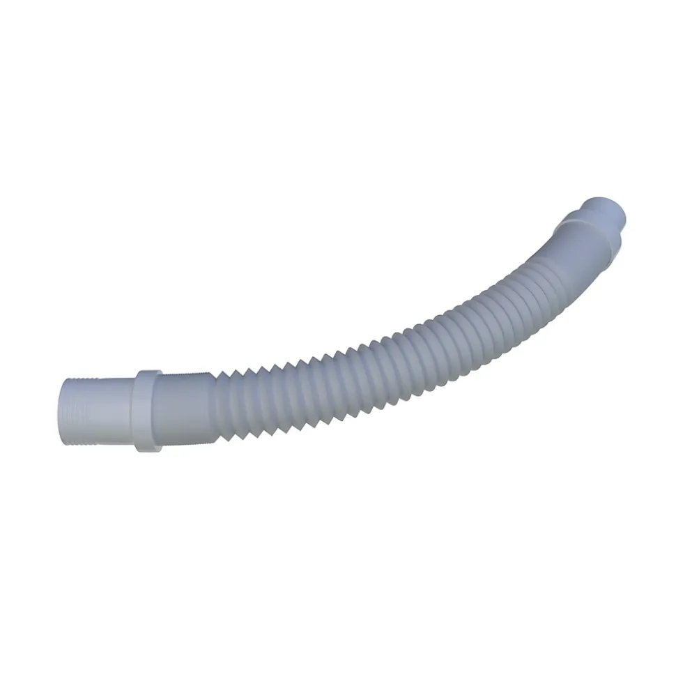 Bonde Siphon extra-plat avec tuyau flexible - Diamètre 90 mm - Siphon de douche - Installation facile et gain de place