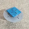 Bonde verticale DINO pour receveurs à carreler avec grille en acier inoxydable