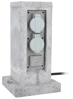 Borne de jardin extérieure Zenitech 2 prises + programmateur 5 m
