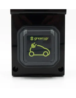 Borne De Recharge Avec Horloge équipée D'une Prise Green'up Complète Avec Protections
