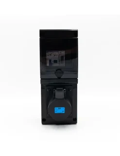 Borne De Recharge Avec Prise Europe 32a Complète Avec Protections Et Compteur