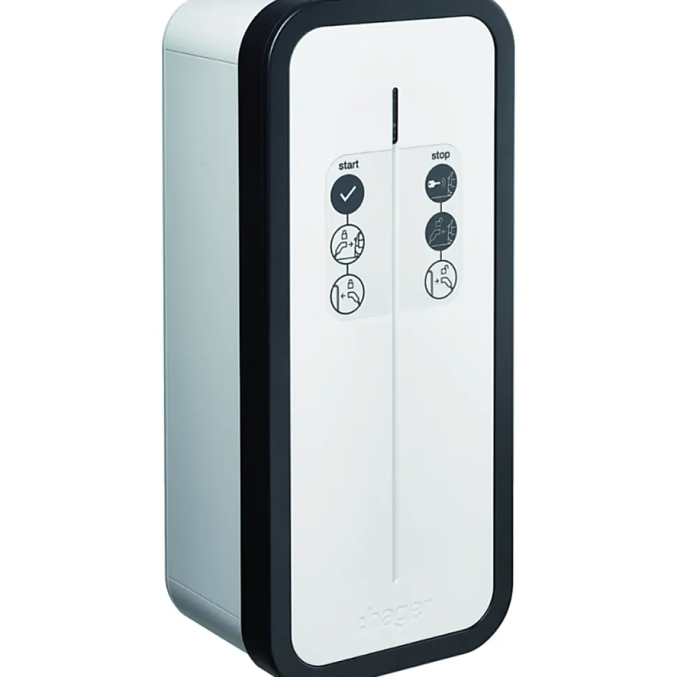 Borne de recharge pour voiture électrique Witty Solar 22 kW avec RFID - HAGER - XEV1K22T2S