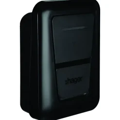 Borne de recharge pour voiture électrique Witty One 11 kW avec TIC. RFID et Bluetooth - HAGER - XVR111STI