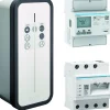 Borne de recharge pour voiture électrique Witty Solar 22 kW avec gestionnaire et compteur PV - HAGER - XEV1K22T2SEMC