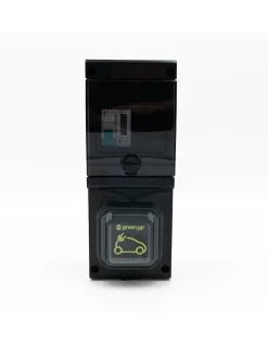 Borne De Recharge équipée D'une Prise Green'up Complète Avec Protections Et Compteur