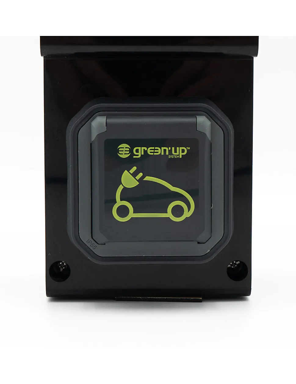 Borne De Recharge équipée D'une Prise Green'up Complète Avec Protections Et Compteur