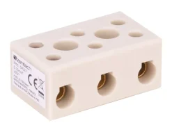 Borne stéatite tripolaire 6 à 16mm² - Zenitech