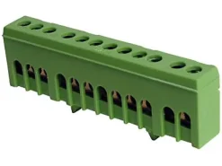 Bornier modulaire terre 12 points Zenitech