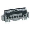 Bornier Phase Legrand Lexic 8 Bornes Câble 1,5 À 16 Mm² Noir