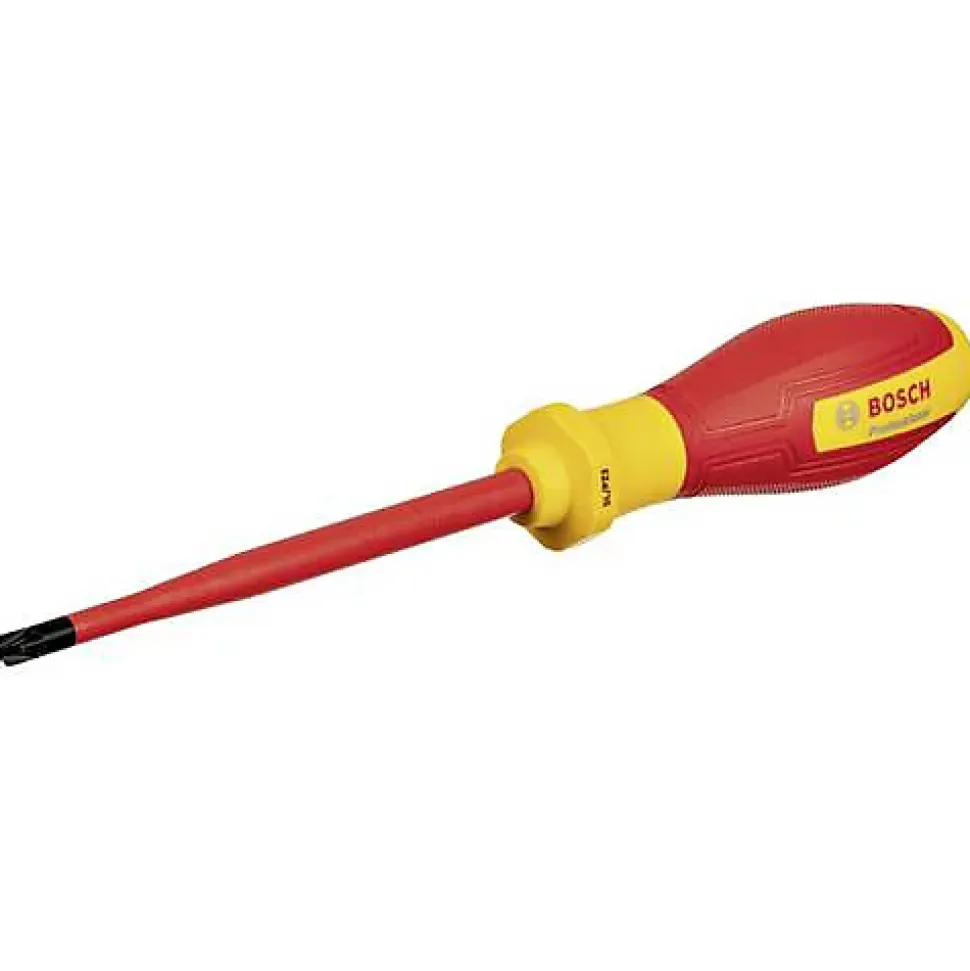 Bosch Professional Tournevis isolé VDE SL/PZ 2x125 1600A02ND7 - Tournevis cruciforme pour électricien
