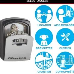 Boîte à clé sécurisée Master Lock Select Access à combinaison programmable