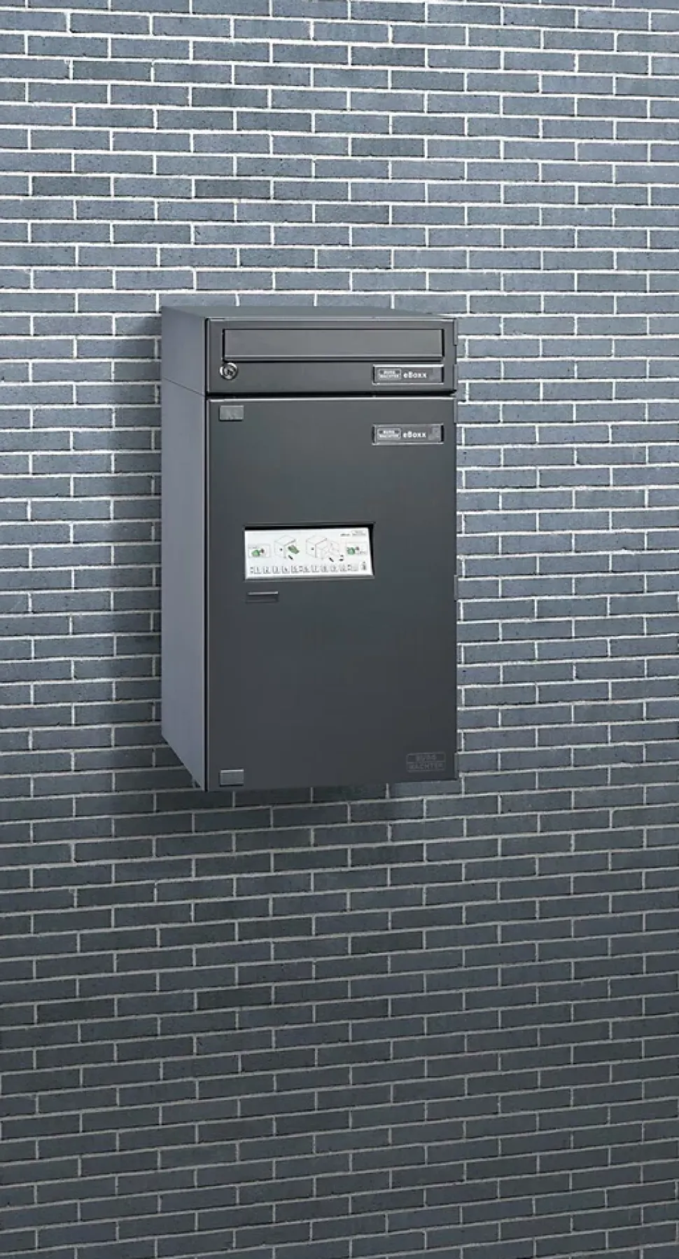 Boîte à colis électronique Burg Wächter grise 197L