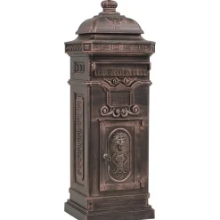 Boîte aux lettres à pilier Aluminium Vintage Bronze antirouille