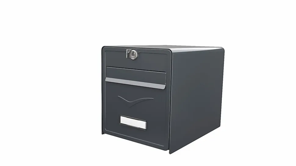 Boîte aux lettres 1 porte Baléo Anthracite Burg-Wachter