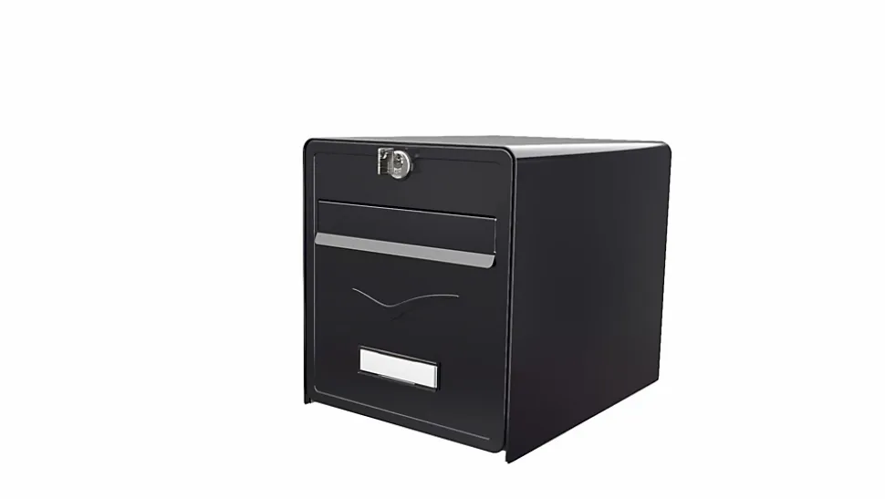 Boîte aux lettres 1 porte Baléo Noire Burg-Wachter