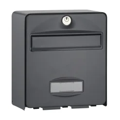 Boîte aux lettres 1 porte Balthazar Anthracite Burg-Wachter
