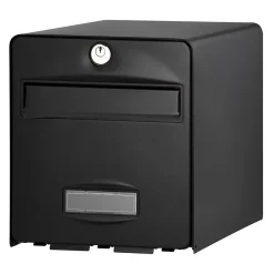 Boîte aux lettres 1 porte Balthazar Noire Burg-Wachter