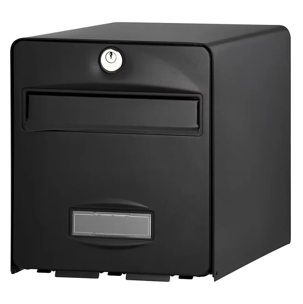 Boîte aux lettres 1 porte Balthazar Noire Burg-Wachter