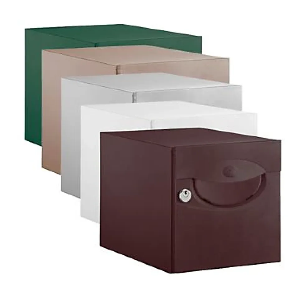 Boîte aux lettres 1 porte Decayeux Iguane Aubergine Ral 3007