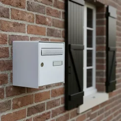 Boîte aux lettres 1 porte Diall Blanc