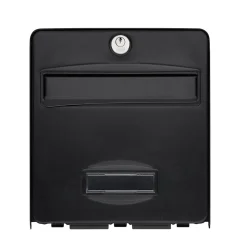 Boîte aux lettres 2 portes Balthazar Noire Burg-Wachter